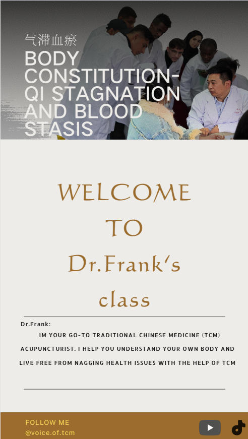 BODY CONSTITUTION-QI STAGNATION  AND BLOOD STASIS